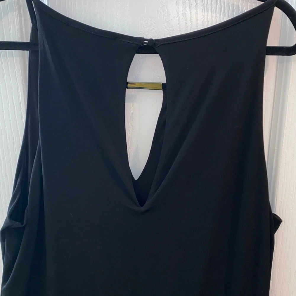 White House Black Market Black Keyhole Jumpsuit - Picture 5 of 7